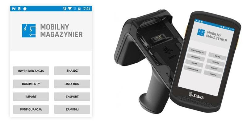 Aplikacja Mobilny Magazynier na kolektorze RFID