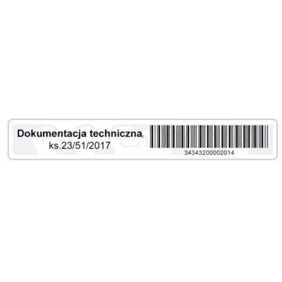 Smartrac ShortDipole etykieta rfid uhf do zadruku