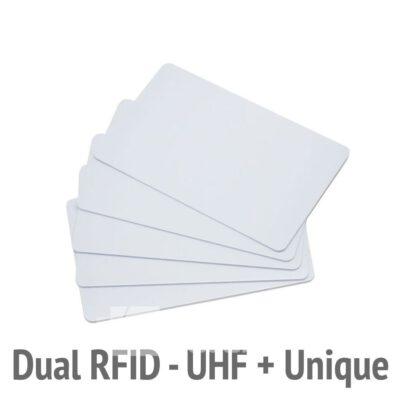 Karta zbliżeniowa dualna RFID UHF Unique