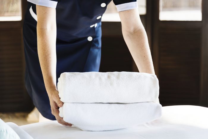 Znakowanie hotelowych ręczników tagami RFID
