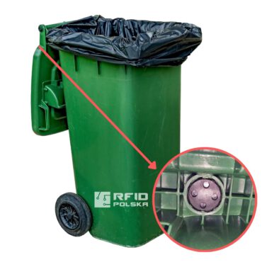 Tag RFID Mifare wkręcany do pojemników na odpady - obrazek 2
